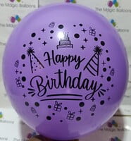 The Magic Balloons- Happy Birthday Balloons- Boy/Girl Multicolored Party/Decoration Balloons, Pack of 30 pcs
