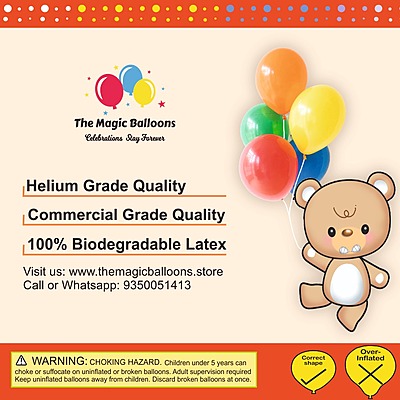 The Magic Balloons Store-Happy Navratri customized Balloons, Navratri decorations at mandap/ home Pack of 30 multicolour Metallic yellow, metallic orange metallic white balloons- 181475 The Magic Balloons Store-Happy Navratri customized Balloons, Navratri decorations at mandap/ home Pack of 30 multicolour Metallic yellow, metallic orange metallic white balloons- 181475