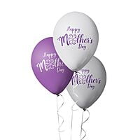 The Magic Balloon- Show Mom Your Love: Happy Mother's Day Combo Kit with 20 Printed Balloons and a Banner Pack of 21pcs