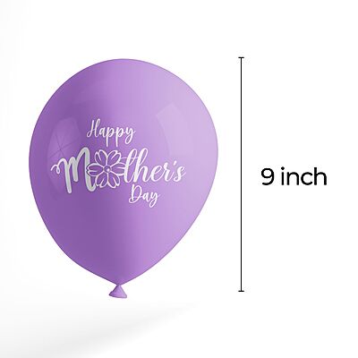 The Magic Balloon- Show Mom Your Love: Happy Mother's Day Combo Kit with 20 Printed Balloons and a Banner Pack of 21pcs The Magic Balloon- Show Mom Your Love: Happy Mother's Day Combo Kit with 20 Printed Balloons and a Banner Pack of 21pcs