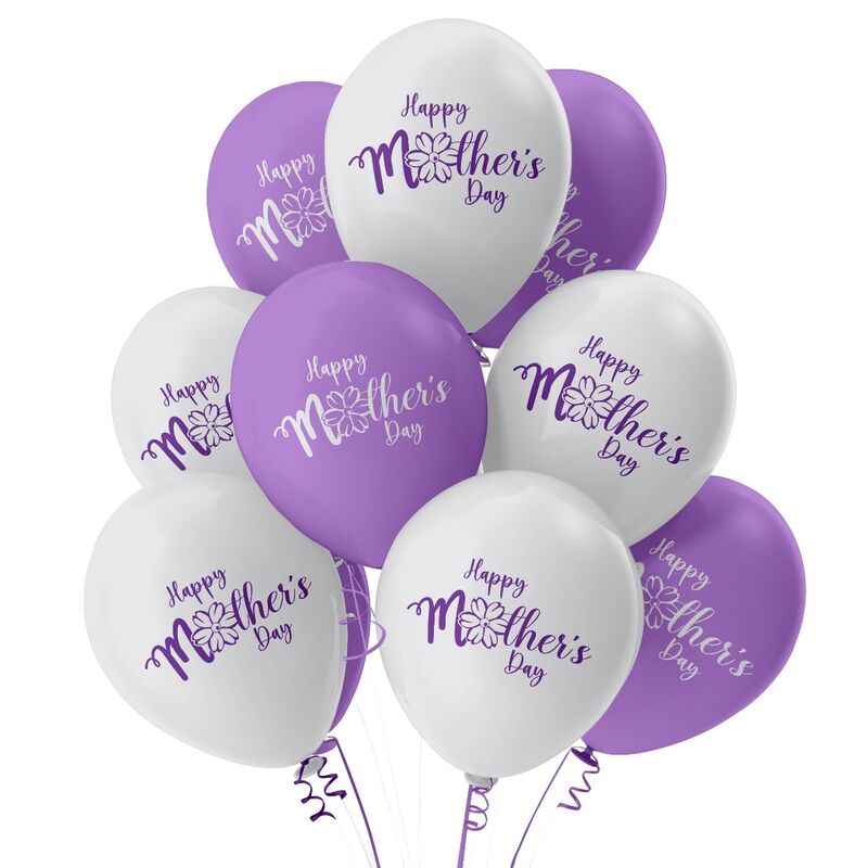 The Magic Balloon- Show Mom Your Love: Happy Mother's Day Combo Kit with 20 Printed Balloons and a Banner Pack of 21pcs The Magic Balloon- Show Mom Your Love: Happy Mother's Day Combo Kit with 20 Printed Balloons and a Banner Pack of 21pcs