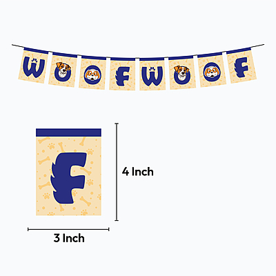 The Magic Balloons - Dog Theme Birthday Balloons 20pcs Latex Balloons With 1 Banner For Dog Birthday Party Pack of 21pcs With Dog Print and Paw Print Perfect For Dog and Dog Lovers Party Suppliers The Magic Balloons - Dog Theme Birthday Balloons 20pcs Latex Balloons With 1 Banner For Dog Birthday Party Pack of 21pcs With Dog Print and Paw Print Perfect For Dog and Dog Lovers Party Suppliers