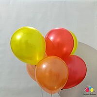 The Magic Balloons Store- Plain Multicolor Latex/Metallic Balloons- Birthday/Wedding /Anniversary/Baby shower/Kids Party Decoration Balloons Pack of 30pcs – 181514