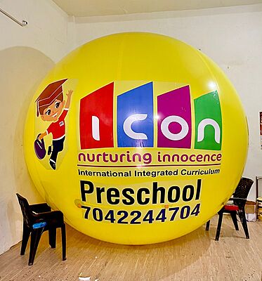 Custom Sticker Pasting PVC Advertising Balloons – Promotional Sky Balloons for Store Launch, Festivals, Corporate Events & Brand Promotion in India Custom Sticker Pasting PVC Advertising Balloons – Promotional Sky Balloons for Store Launch, Festivals, Corporate Events & Brand Promotion in India