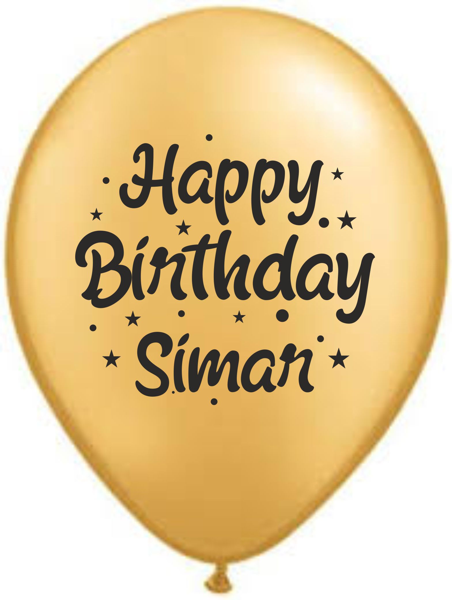 The Magic Balloons store - Personalized Name Printed Birthday Party Balloons with Birthday Boy/Girl Name( pack of 100)-Mulicolor