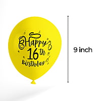 The Magic Balloons- Happy 16th Birthday Balloons pack of 30-181283