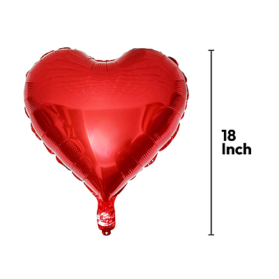 The Magic Balloons Store-18″ Red Heart Foil Balloon ( Pack of 3) The Magic Balloons Store-18″ Red Heart Foil Balloon ( Pack of 3)