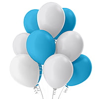 The Magic Balloons Store – Printed Shark Theme Birthday Party Decoration combo kits – Shark Theme Birthday Combo 38 Pcs, foil 5 pcs Set,1 Happy Birthday banner, 2 Foil Curtains, 30 Balloons-181551