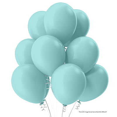 The Magic Balloons Store- 12" Latex Balloons (Pack of 50) -Pastel Light Green