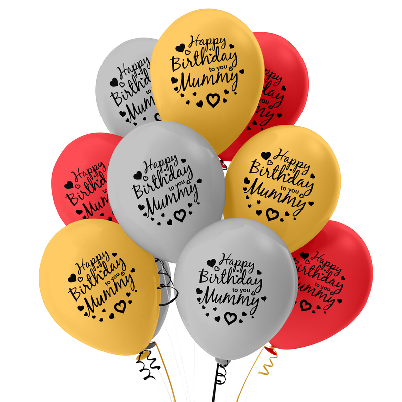The Magic Balloons - Celebrate Your Mom's Birthday in Style with 30 Red, Silver, and Gold Latex Balloons - Perfect for Party Decorations and Creating a Festive Atmosphere The Magic Balloons - Celebrate Your Mom's Birthday in Style with 30 Red, Silver, and Gold Latex Balloons - Perfect for Party Decorations and Creating a Festive Atmosphere