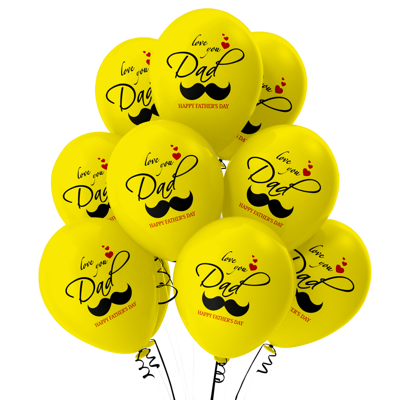 The Magic Balloons Love you Dad-Happy Father’s Day Balloons-Party/Decorations. Yellow Balloons- pack of 10 The Magic Balloons Love you Dad-Happy Father’s Day Balloons-Party/Decorations. Yellow Balloons- pack of 10