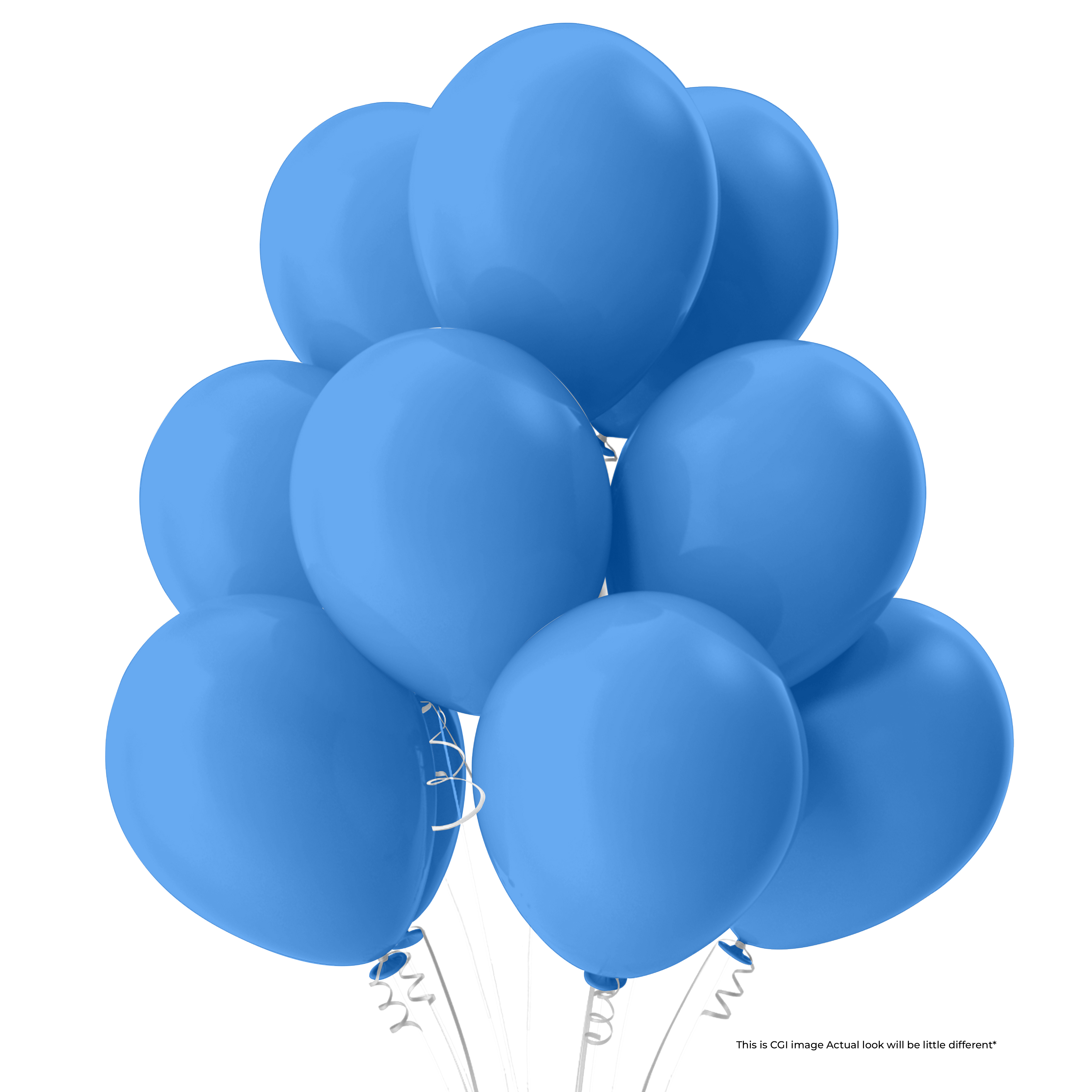 The Magic Balloons Store- 8" Latex Balloons (Pack of 50)-Blue The Magic Balloons Store- 8" Latex Balloons (Pack of 50)-Blue