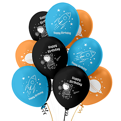 The Magic Balloons Store – Printed Space Theme Birthday Party Decoration Combo Kits – Combo Pack Of 38 Pcs, Foil 5 pcs Set,1 Happy Birthday Banner, 2 Foil Curtains, 30 Balloons-181595 The Magic Balloons Store – Printed Space Theme Birthday Party Decoration Combo Kits – Combo Pack Of 38 Pcs, Foil 5 pcs Set,1 Happy Birthday Banner, 2 Foil Curtains, 30 Balloons-181595