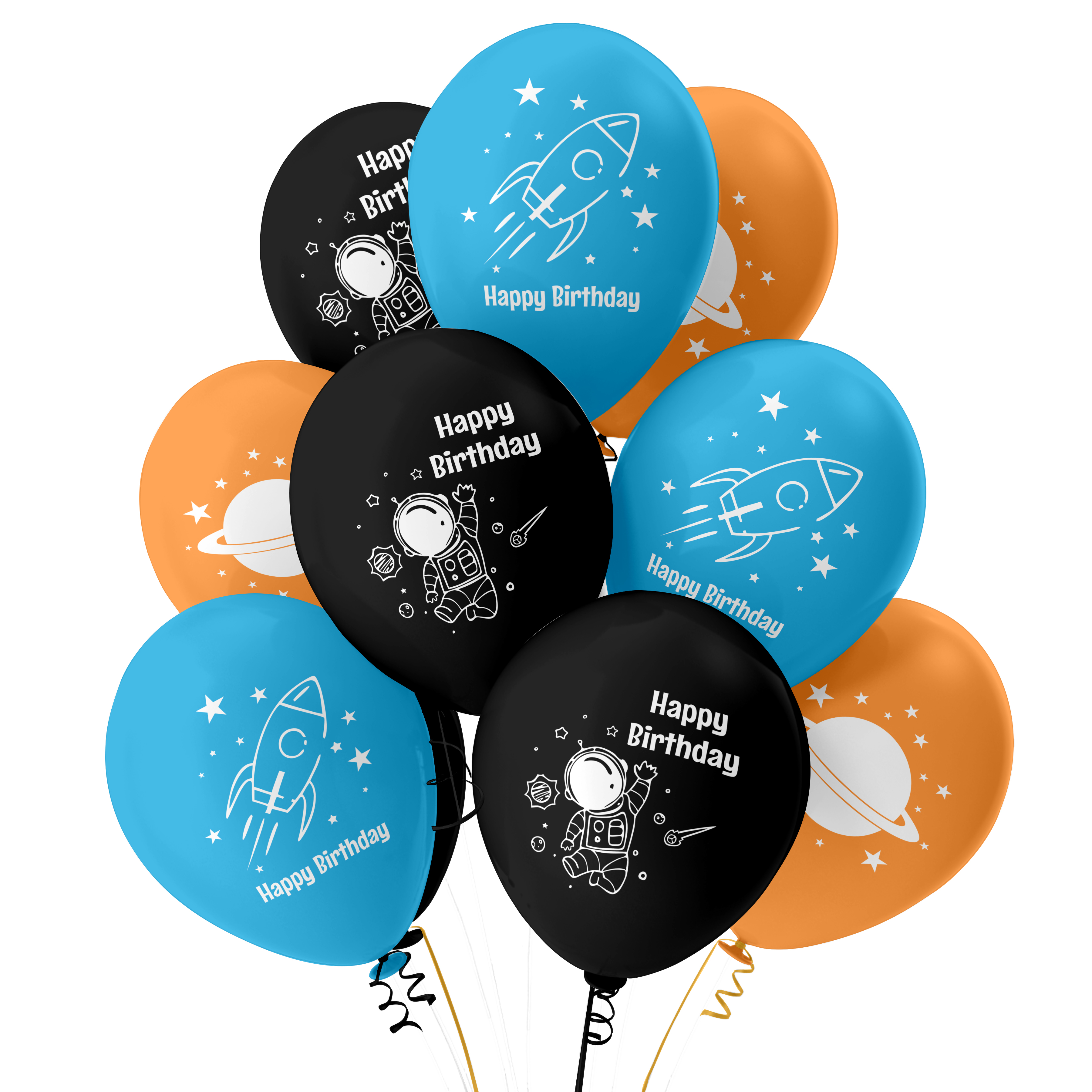The Magic Balloons Store – Printed Astronaut Space Theme Birthday Party Decoration combo kits – Combo Pack of 38 Pcs, foil 5 pcs Set,1 Happy Birthday banner, 2 Foil Curtains, 30 Balloons-181554 The Magic Balloons Store – Printed Astronaut Space Theme Birthday Party Decoration combo kits – Combo Pack of 38 Pcs, foil 5 pcs Set,1 Happy Birthday banner, 2 Foil Curtains, 30 Balloons-181554