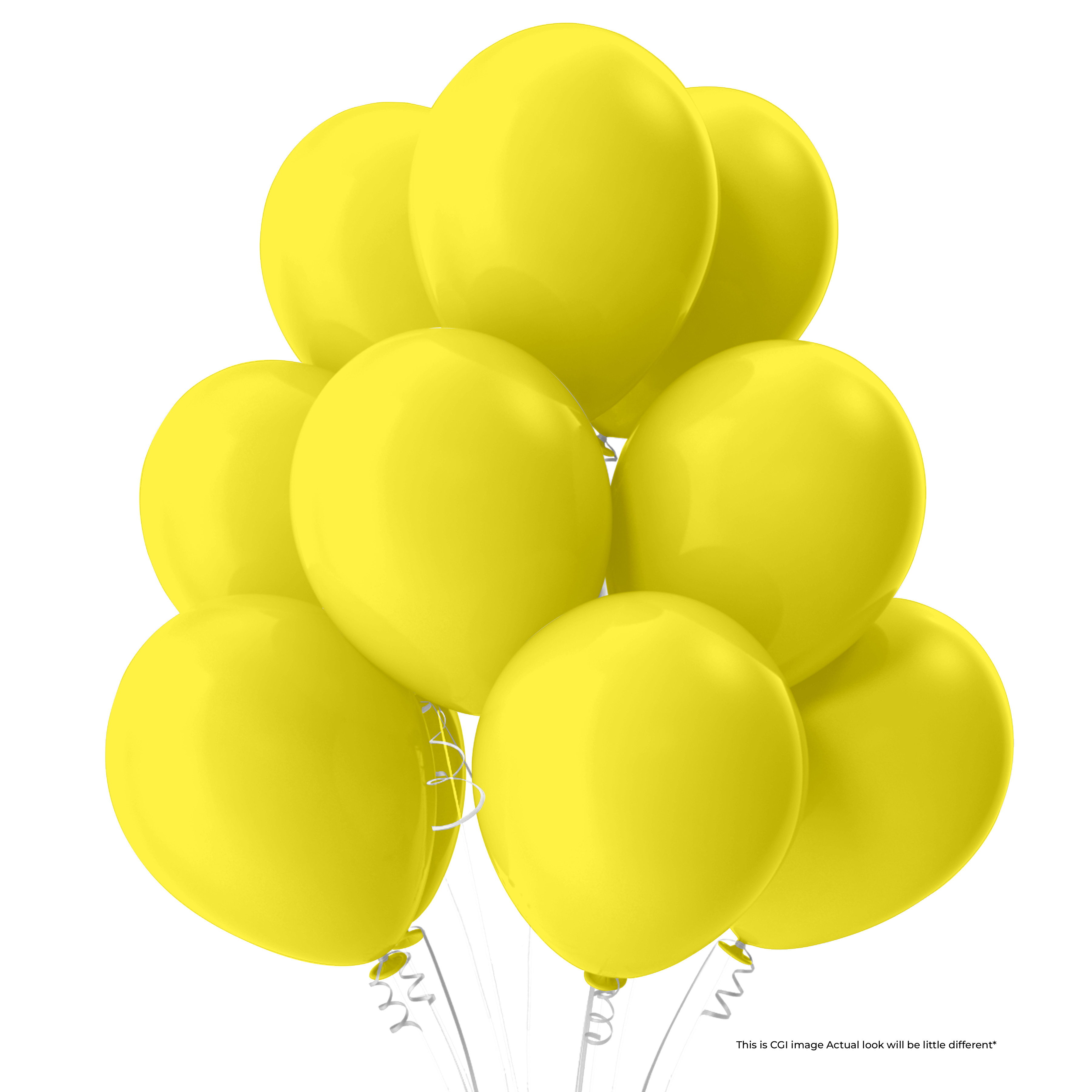 The Magic Balloons Store- 8" Latex Balloons (Pack of 50)-Yellow The Magic Balloons Store- 8" Latex Balloons (Pack of 50)-Yellow