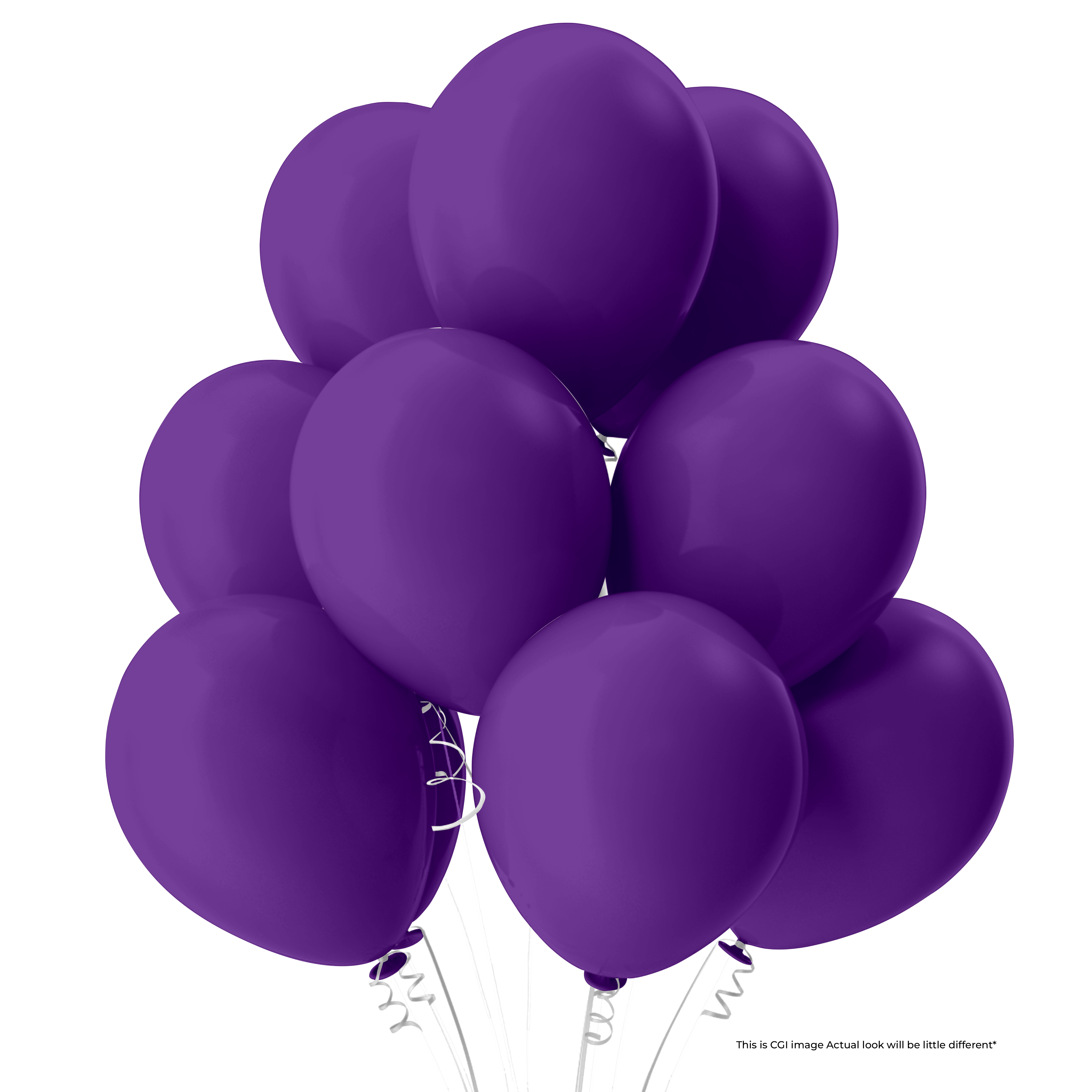 The Magic Balloons Store- 8" Latex Balloons (Pack of 50)-purple The Magic Balloons Store- 8" Latex Balloons (Pack of 50)-purple