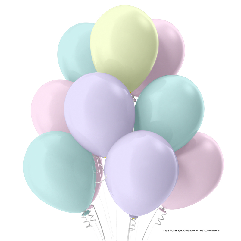The Magic Balloons- Pastel Balloons for Birthday Theme Party Baby Shower Anniversary & Wedding Decorations, (Multicolour Colour, Pack Of 30 Pieces) The Magic Balloons- Pastel Balloons for Birthday Theme Party Baby Shower Anniversary & Wedding Decorations, (Multicolour Colour, Pack Of 30 Pieces)