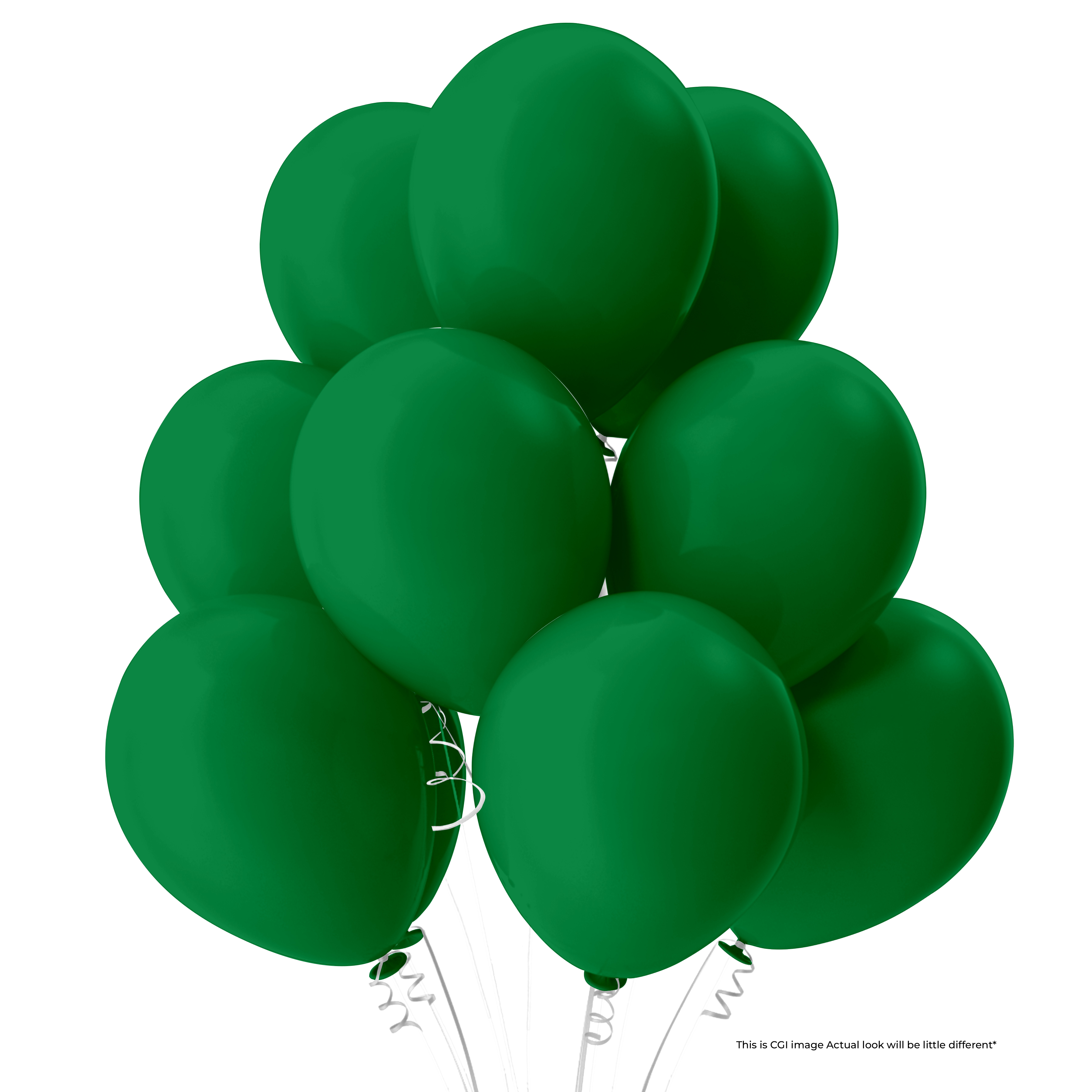 The Magic Balloons Store- 8" Latex Balloons (Pack of 50)-Dark Green The Magic Balloons Store- 8" Latex Balloons (Pack of 50)-Dark Green