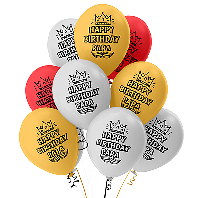 The Magic Balloons Store- Surprise Your Dad with a Memorable Birthday Celebration with Happy Birthday Dad Balloons in Gold, Red, and Silver - Perfect for Men's Birthday Party Supplies The Magic Balloons Store- Surprise Your Dad with a Memorable Birthday Celebration with Happy Birthday Dad Balloons in Gold, Red, and Silver - Perfect for Men's Birthday Party Supplies