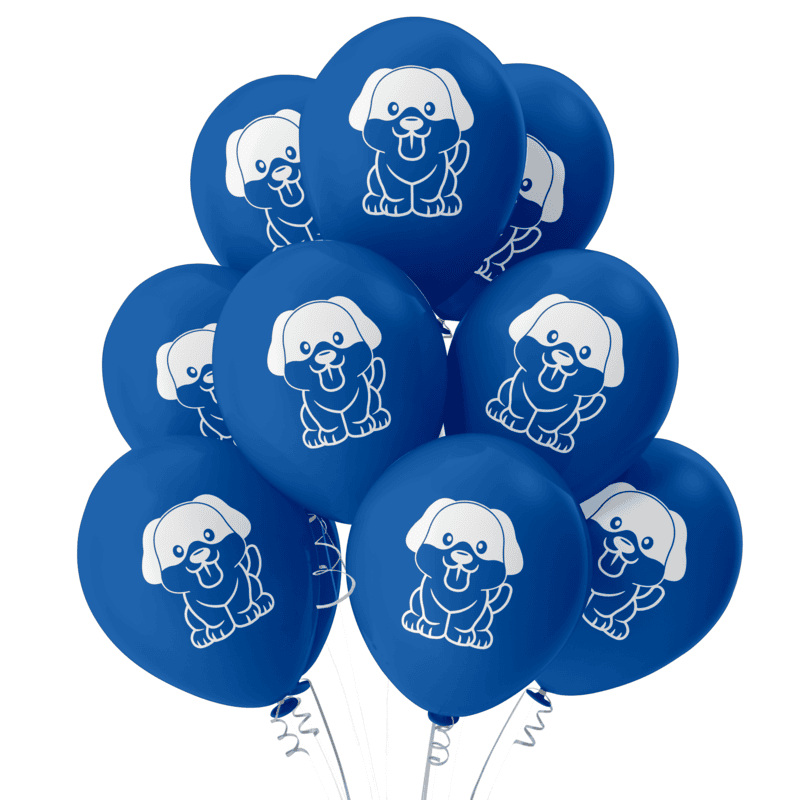 The Magic Balloons - Dog Theme Birthday Balloons With A Banner Latex Balloons For Dog Birthday Party Pack of 21pcs With Dog Print Perfect For Dog Parties and Dog Lovers Party Suppliers The Magic Balloons - Dog Theme Birthday Balloons With A Banner Latex Balloons For Dog Birthday Party Pack of 21pcs With Dog Print Perfect For Dog Parties and Dog Lovers Party Suppliers