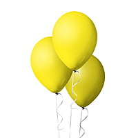 The Magic Balloons Store- 8" Latex Balloons (Pack of 50)-Yellow