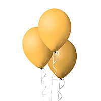 The Magic Balloons Store- 8" Latex Balloons (Pack of 50) - Gold