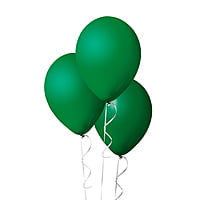 The Magic Balloons Store- 8" Latex Balloons (Pack of 50)-Dark Green