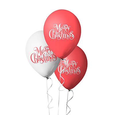 The Magic Balloons- Printed Merry Christmas Balloons for Christmas Decorations - Pack of 30 The Magic Balloons- Printed Merry Christmas Balloons for Christmas Decorations - Pack of 30