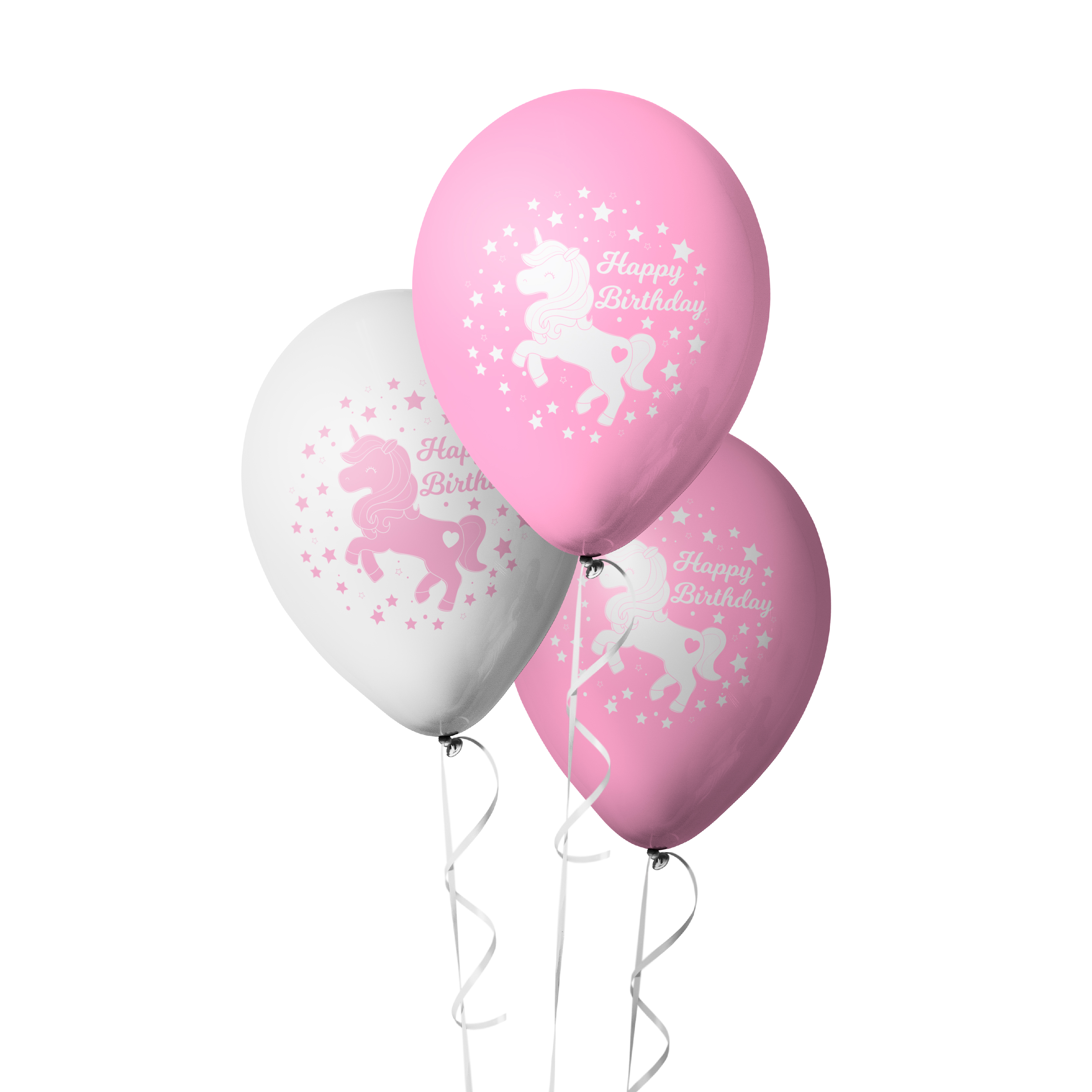 The Magic Balloons - Happy Birthday Unicorn Balloons pack of 30-181284 The Magic Balloons - Happy Birthday Unicorn Balloons pack of 30-181284