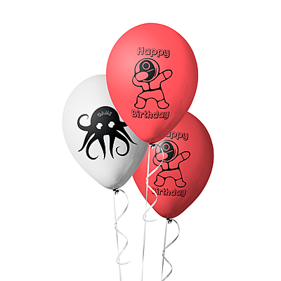 The Magic Balloons- Squid Printed Happy Birthday Party Decorations Squid Theme Party Balloons Decoration Game Party Decorations Supplies Birthday Party- pack of 30 pcs The Magic Balloons- Squid Printed Happy Birthday Party Decorations Squid Theme Party Balloons Decoration Game Party Decorations Supplies Birthday Party- pack of 30 pcs