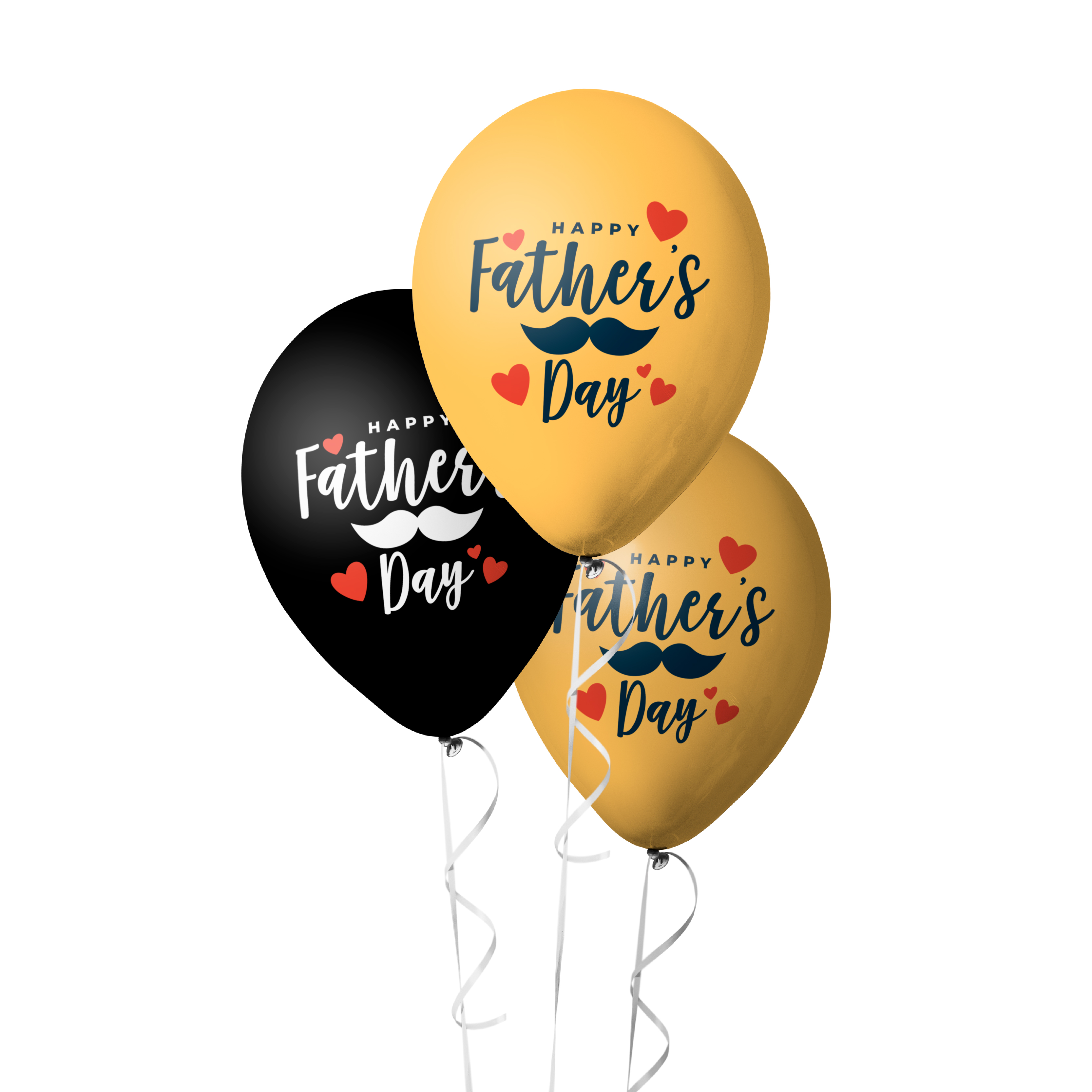The Magic Balloons- Happy Father’s Day Balloons-Party/Decorations. Gold & Black Balloons- pack of 30 The Magic Balloons- Happy Father’s Day Balloons-Party/Decorations. Gold & Black Balloons- pack of 30