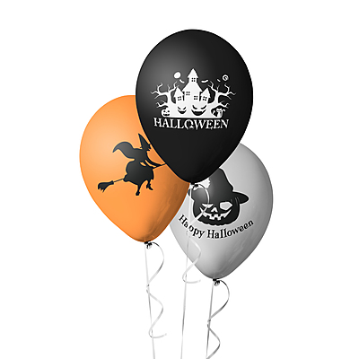 The Magic Balloons– Halloween Theme Decoration Balloons With Banner Latex Balloons For Halloween Party Supplies Pack of 21pcs Multicolour Balloons with Halloween banner The Magic Balloons– Halloween Theme Decoration Balloons With Banner Latex Balloons For Halloween Party Supplies Pack of 21pcs Multicolour Balloons with Halloween banner