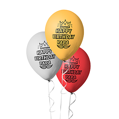 The Magic Balloons Store- Surprise Your Dad with a Memorable Birthday Celebration with Happy Birthday Dad Balloons in Gold, Red, and Silver - Perfect for Men's Birthday Party Supplies The Magic Balloons Store- Surprise Your Dad with a Memorable Birthday Celebration with Happy Birthday Dad Balloons in Gold, Red, and Silver - Perfect for Men's Birthday Party Supplies