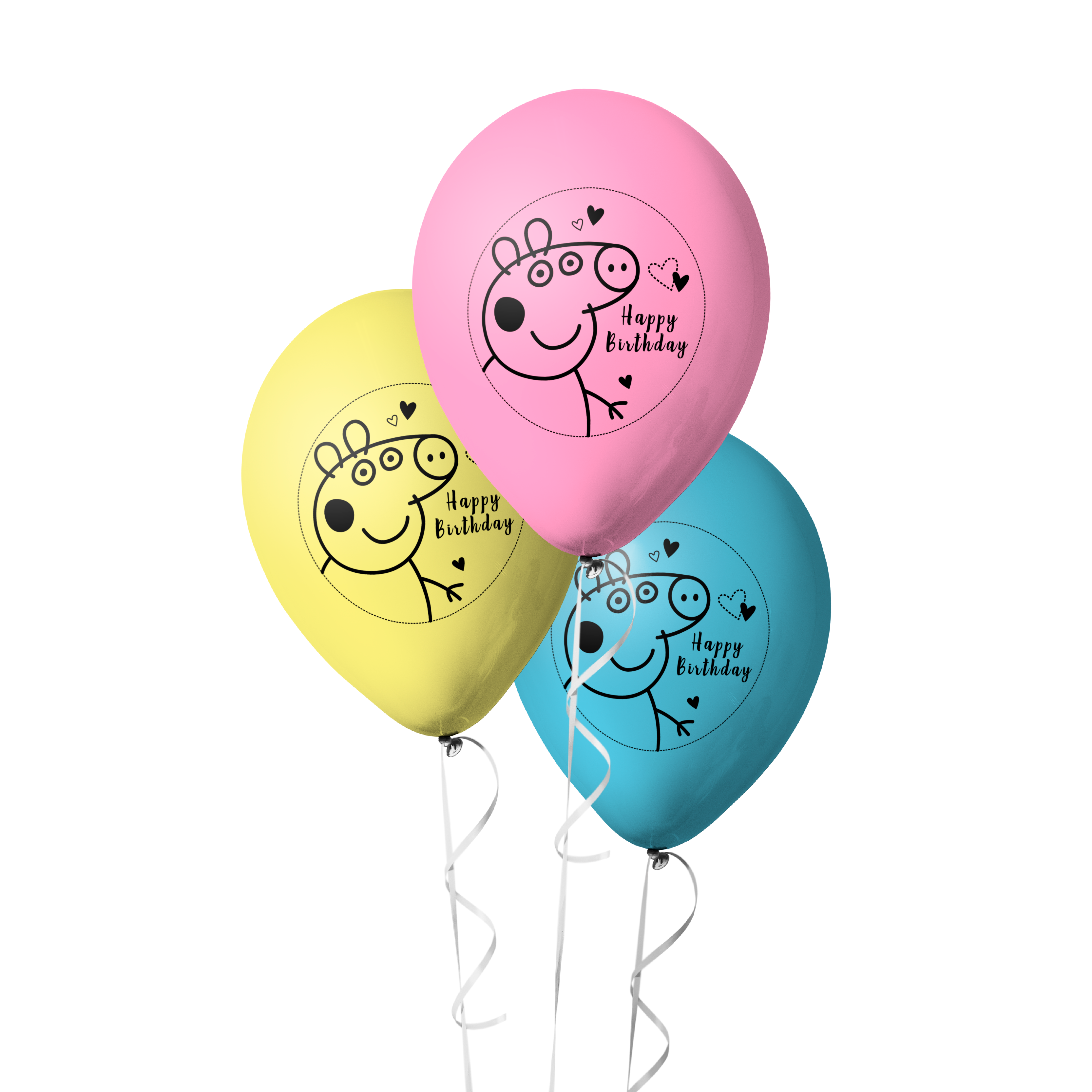 The Magic Balloons Store- Peppa Pig Party Balloons- Pack of 30 pcs-181216 The Magic Balloons Store- Peppa Pig Party Balloons- Pack of 30 pcs-181216