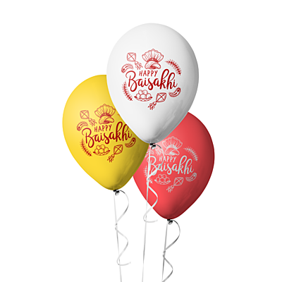 The Magic Balloons - Baisakhi Celebrations 30 Pcs Red Yellow White Balloons Baisakhi Party Decorations for Home & office. The Magic Balloons - Baisakhi Celebrations 30 Pcs Red Yellow White Balloons Baisakhi Party Decorations for Home & office.