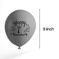 The Magic Balloons Store- Happy First Anniversary Party Balloons Pack of 30- 181285