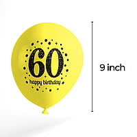 The Magic Balloons- Happy 60th Birthday Balloons multicolor pack of 30 pcs-181157