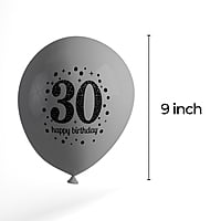 The Magic Balloons Store- Happy 30th Birthday Balloons pack of 100 pcs-181221