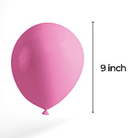 The Magic Balloons Store- 8" Latex Balloons (Pack of 50)-Pink