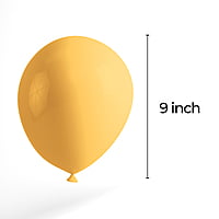 The Magic Balloons Store- 8" Latex Balloons (Pack of 50) - Gold
