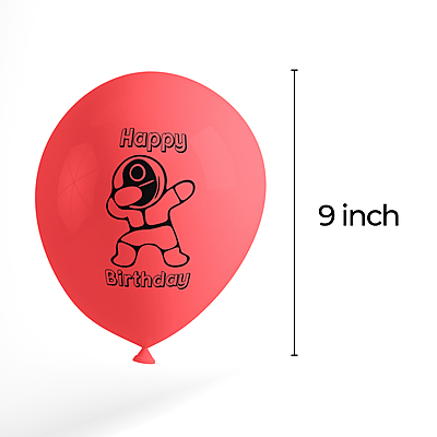 The Magic Balloons- Squid Printed Happy Birthday Party Decorations Squid Theme Party Balloons Decoration Game Party Decorations Supplies Birthday Party- pack of 30 pcs The Magic Balloons- Squid Printed Happy Birthday Party Decorations Squid Theme Party Balloons Decoration Game Party Decorations Supplies Birthday Party- pack of 30 pcs