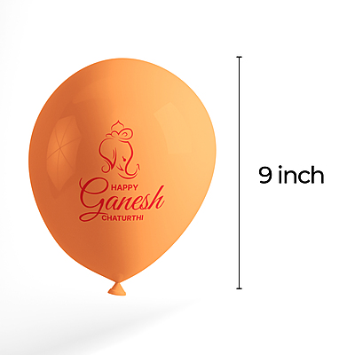 The Magic Balloons Store-Happy Ganesh Chaturthi customized Balloons, Ganesh Chaturthi decorations at mandap/ home Pack of 30 multicolor Metallic yellow, metallic orange metallic white balloons-181133 The Magic Balloons Store-Happy Ganesh Chaturthi customized Balloons, Ganesh Chaturthi decorations at mandap/ home Pack of 30 multicolor Metallic yellow, metallic orange metallic white balloons-181133