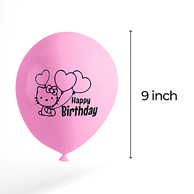 The Magic Balloons Hello Kitty Birthday Party Decoration combo kits –Hello Kitty Birthday Combo Pack of 38 Pcs, foil 5 pcs Set,1 Happy Birthday banner, 2 Foil Curtains,30 Printed Balloons-181454 The Magic Balloons Hello Kitty Birthday Party Decoration combo kits –Hello Kitty Birthday Combo Pack of 38 Pcs, foil 5 pcs Set,1 Happy Birthday banner, 2 Foil Curtains,30 Printed Balloons-181454
