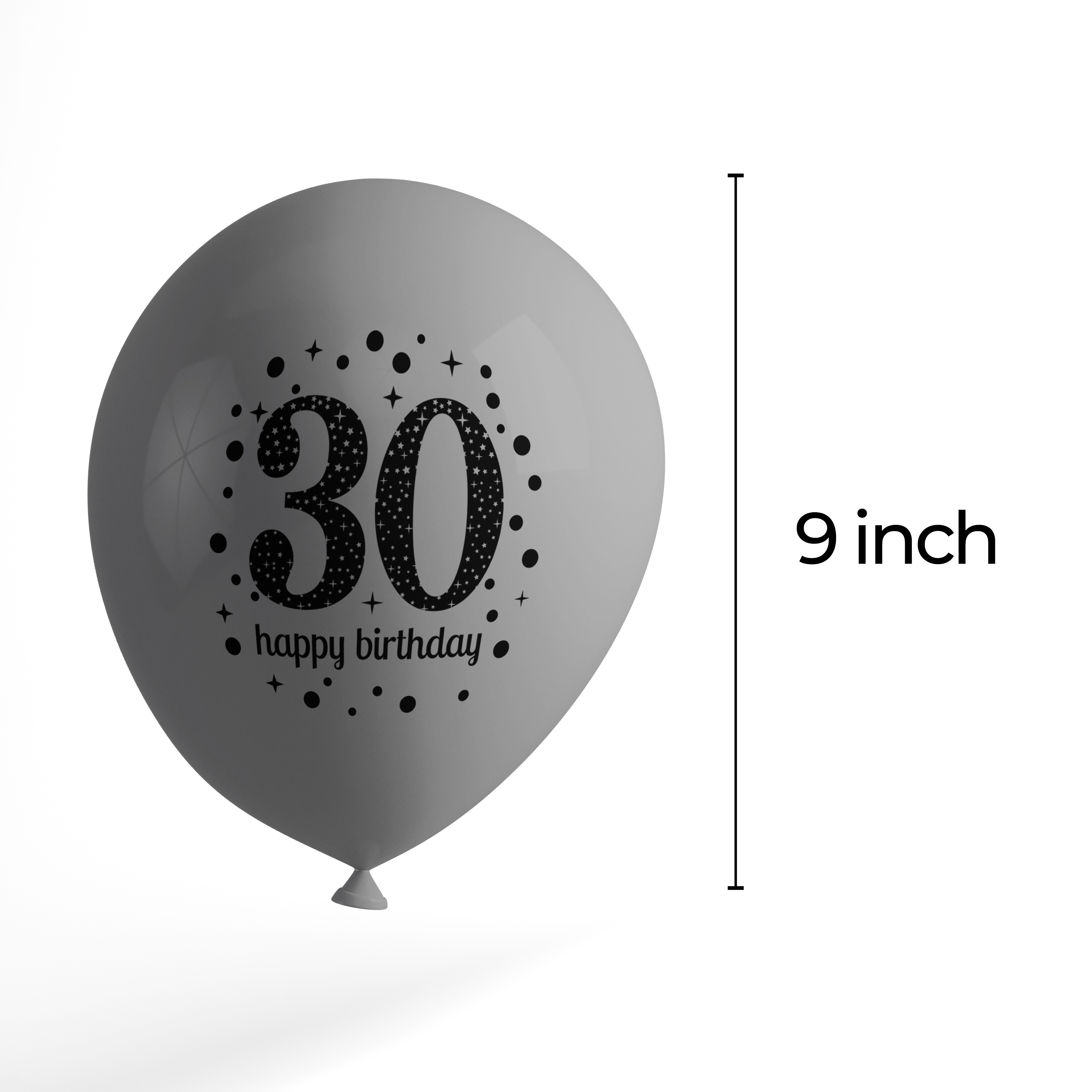 The Magic Balloons Store- Happy 30th Birthday Balloons Pack of 80 pcs-181220 The Magic Balloons Store- Happy 30th Birthday Balloons Pack of 80 pcs-181220