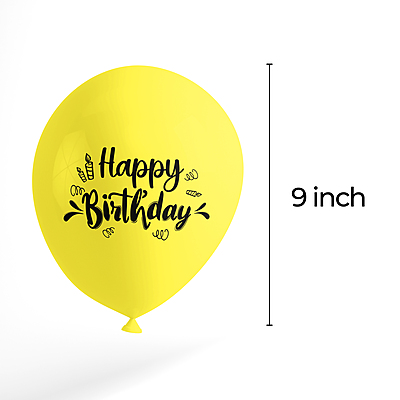 The Magic Balloons-4 Number Balloons and Happy Birthday Latex Balloons With Banner For Four No. Theme Balloons Pack of 21pcs | 20pcs Of Balloons and A Banner | Multicolor Balloons For Birthday The Magic Balloons-4 Number Balloons and Happy Birthday Latex Balloons With Banner For Four No. Theme Balloons Pack of 21pcs | 20pcs Of Balloons and A Banner | Multicolor Balloons For Birthday
