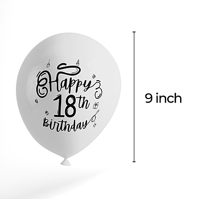 The Magic Balloons Store- Happy 18th Birthday party Decor balloons-181310 The Magic Balloons Store- Happy 18th Birthday party Decor balloons-181310
