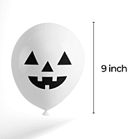 The Magic Balloons– Halloween Theme Decoration Balloons With Banner Latex Balloons For Halloween Party Supplies Pack of 21pcs Multicolour Gold, Black, And White Balloons