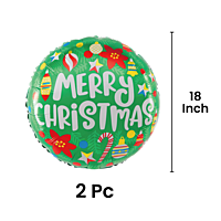 The Magic Balloons - Christmas Theme Foil Balloons For Christmas Party Decoration Pack of 5pcs For Home Office & School Decor Christmas Party Supplier.