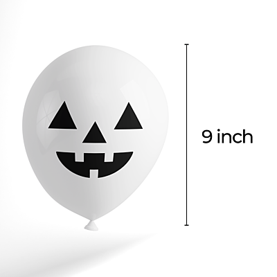 The Magic Balloons– Halloween Theme Decoration Balloons With Banner Latex Balloons For Halloween Party Supplies Pack of 21pcs Multicolour Gold, Black, And White Balloons The Magic Balloons– Halloween Theme Decoration Balloons With Banner Latex Balloons For Halloween Party Supplies Pack of 21pcs Multicolour Gold, Black, And White Balloons