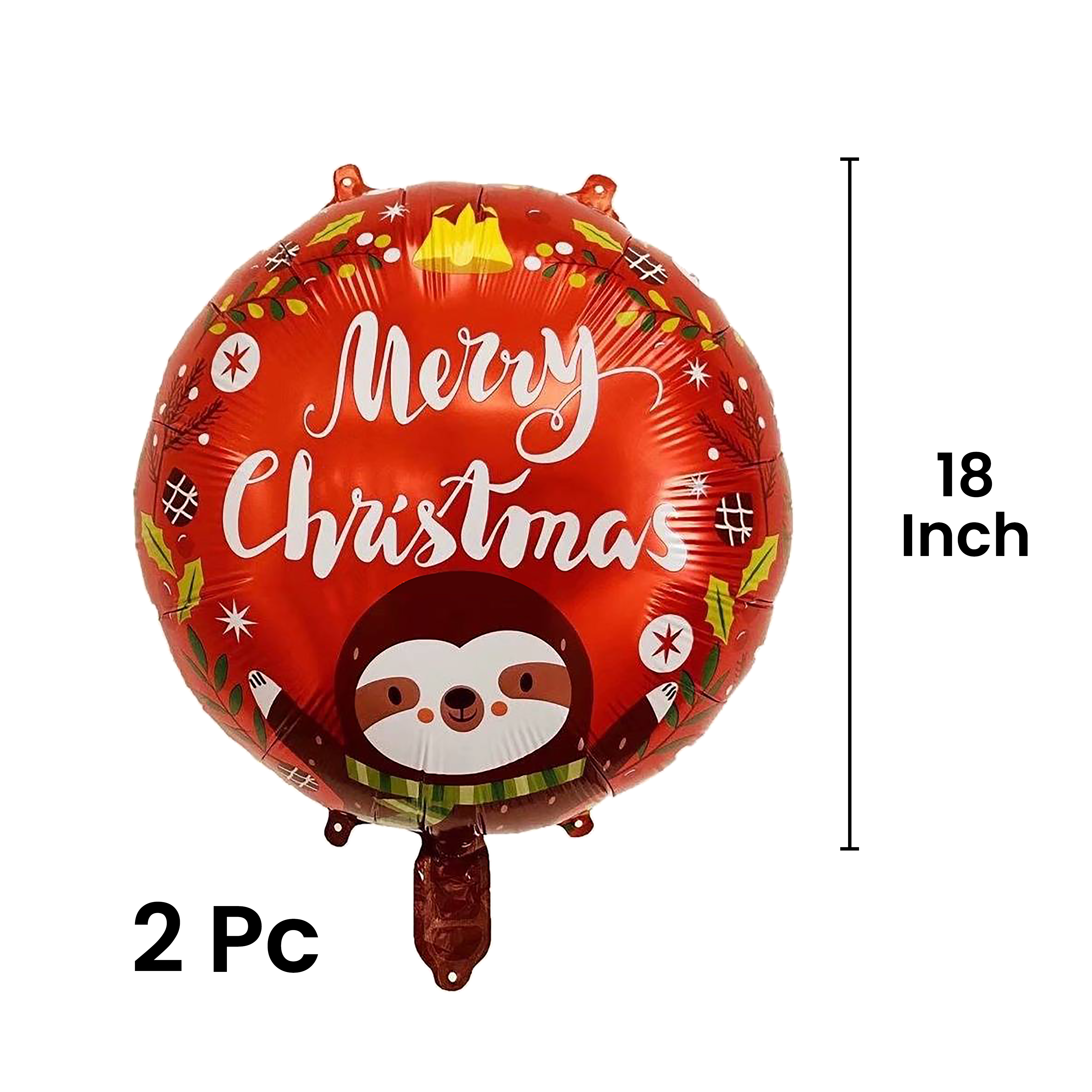 The Magic Balloons - Christmas Theme Foil Balloons For Christmas Party Decoration Pack Of 5pcs Star, Circle, And Stocking Sock foil balloons For Home Office & School Decor Christmas Party Supplier The Magic Balloons - Christmas Theme Foil Balloons For Christmas Party Decoration Pack Of 5pcs Star, Circle, And Stocking Sock foil balloons For Home Office & School Decor Christmas Party Supplier